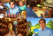 Claritin Storyboard.