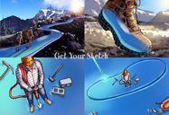 Dr Scholl's Storyboard.